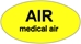 Air Hose Conductive Yellow 1 Ft - 2116-1
